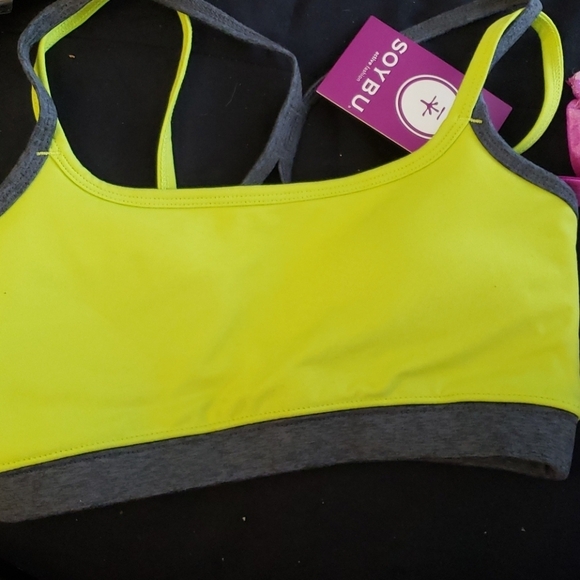 Soybu Levity Sports Bra Glow/Storm Heather Size XS - Picture 6 of 7